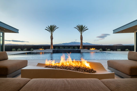 Soft Geometry & Outdoor Living: How Lumacast’s Sculptural Fire Features Set the Trend