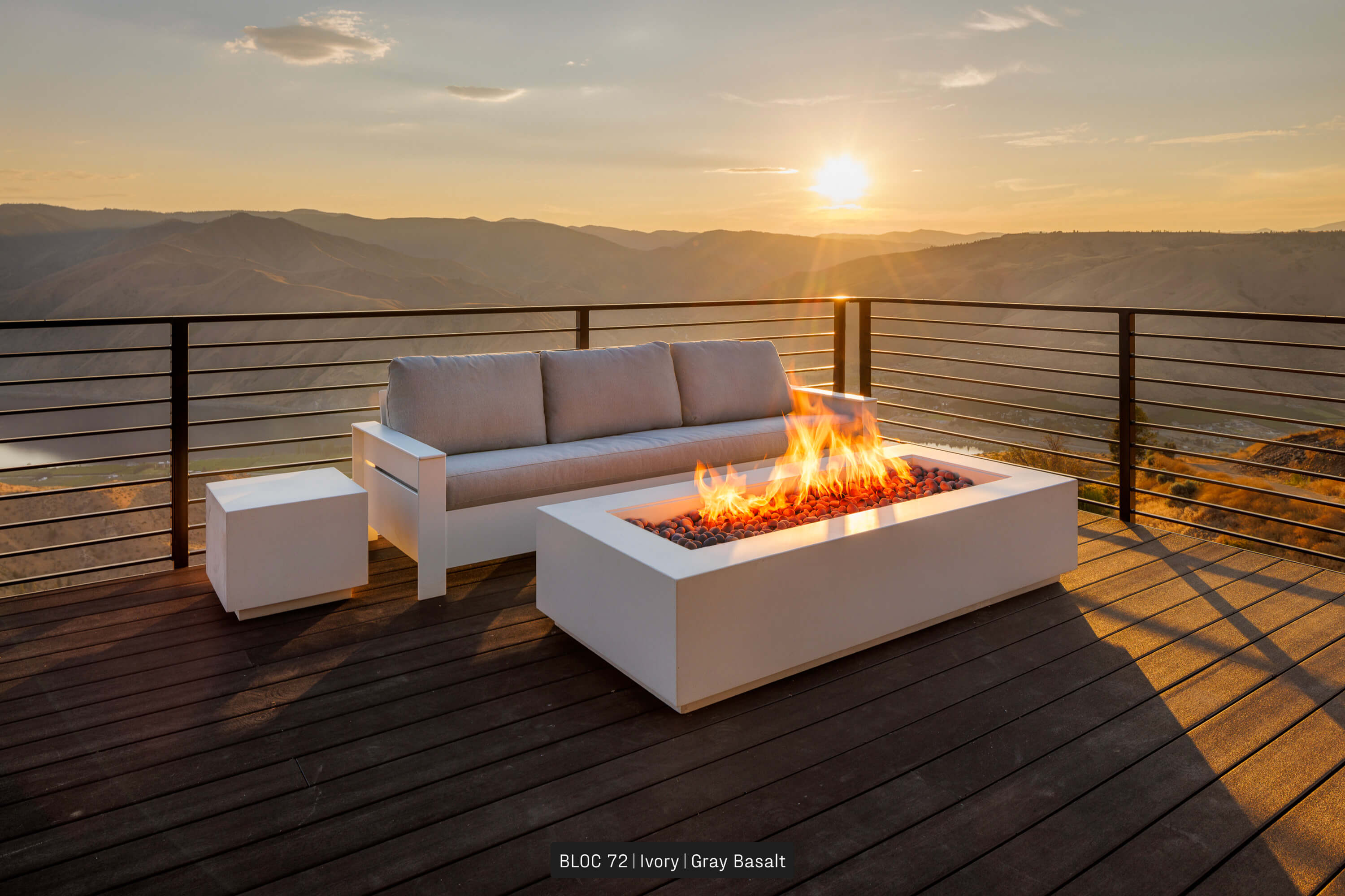 Lumacast BLOC Fire Feature