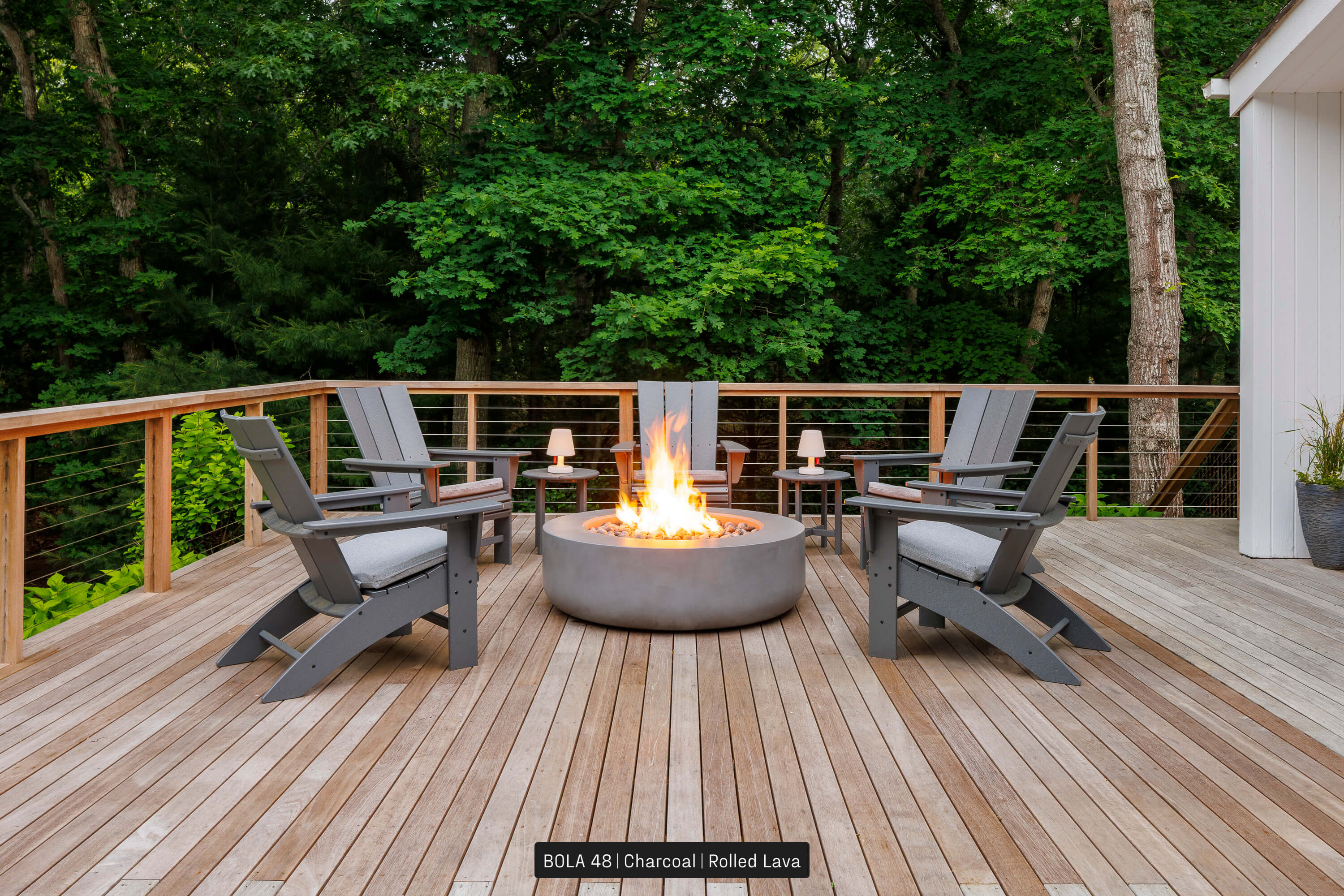 Lumacast BOLA Fire Table